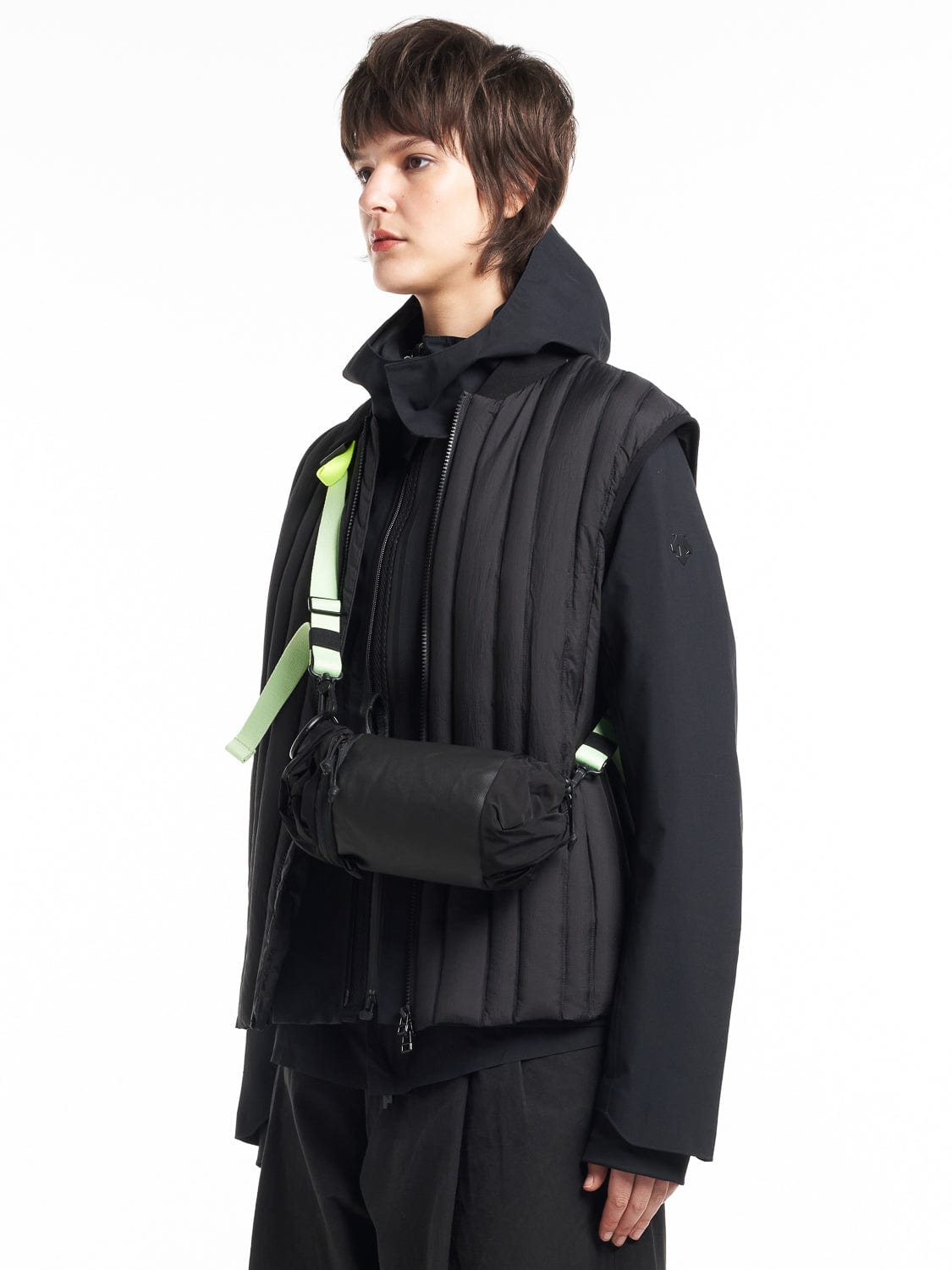 coteetciel Crossbody/Sling Bag Mini Duffle Coated Canvas Black côte&ciel EU 28979