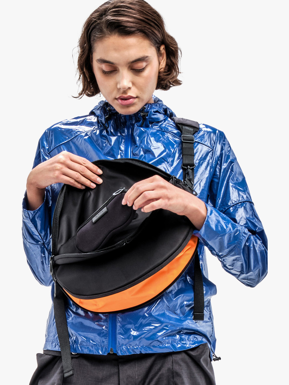 バッグ cote&ciel Hala S Sleek Black/Orange côte&ciel official | Hala S Sleek Black/Orange côte&ciel Official