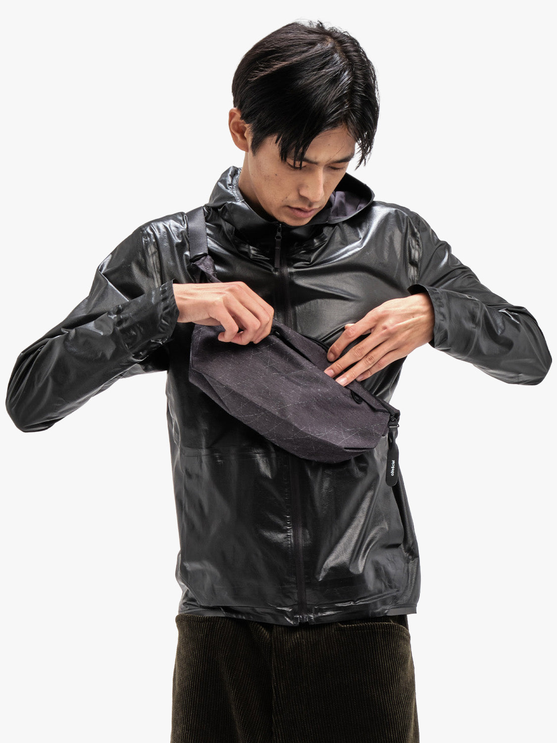 Adda Plus Jacquard Grey Shoulder Strap