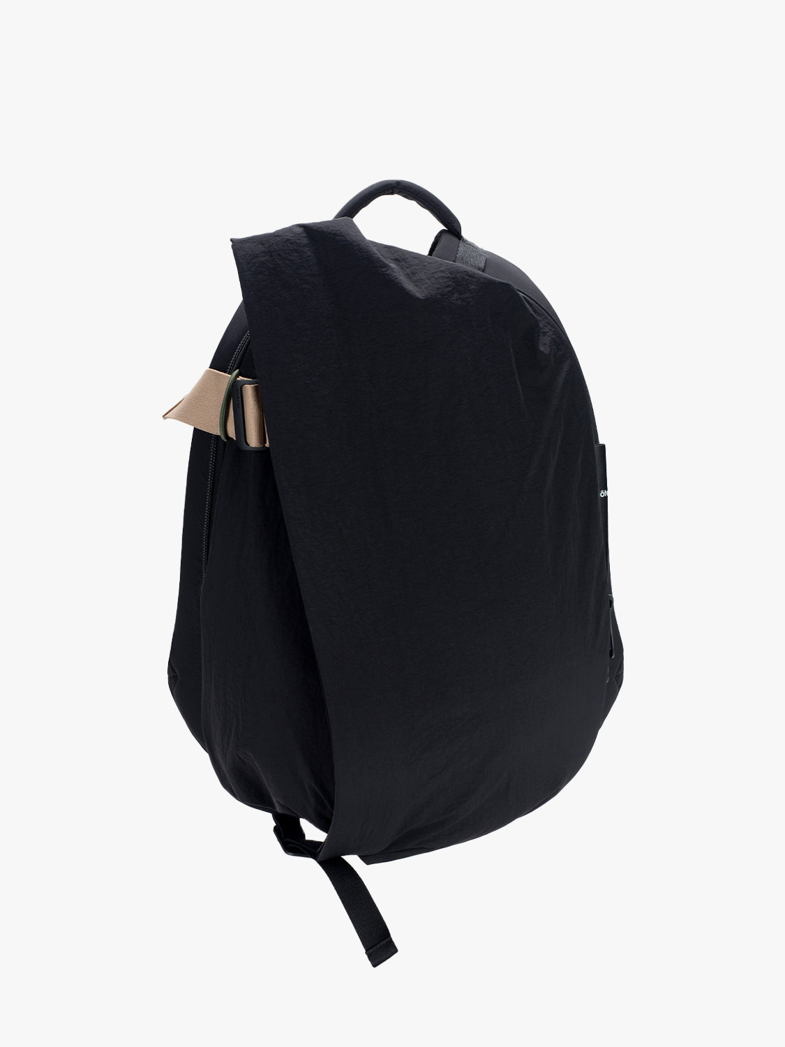 Isar M Smooth Black Colour Accent Backpack