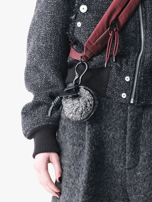 coteetciel Accessory/Pouch Aóos Nano Tweed Black & Cream côte&ciel EU 29276