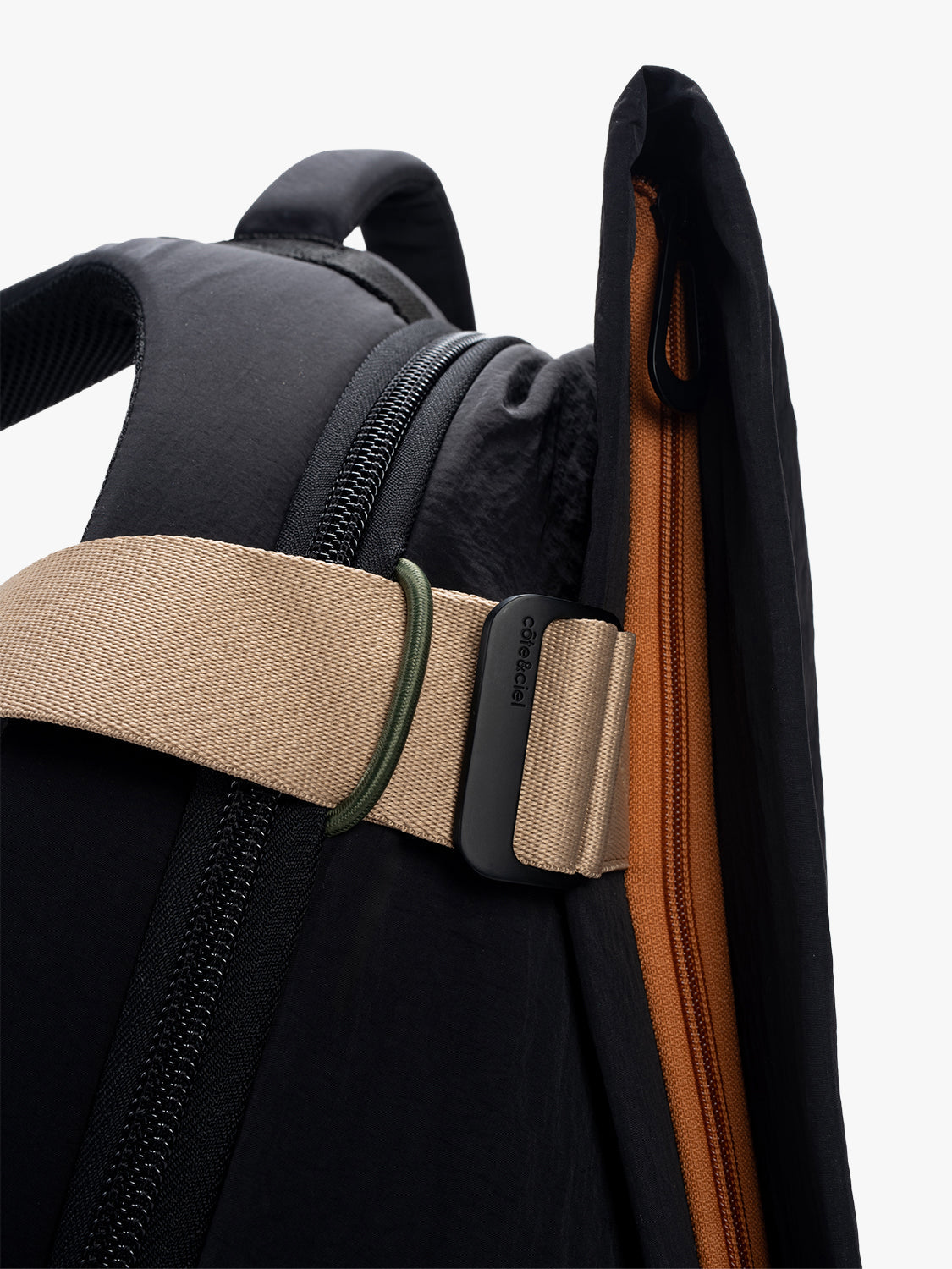 coteetciel Backpack Isar M Smooth Black Colour Accent Backpack côte&ciel EU 29168