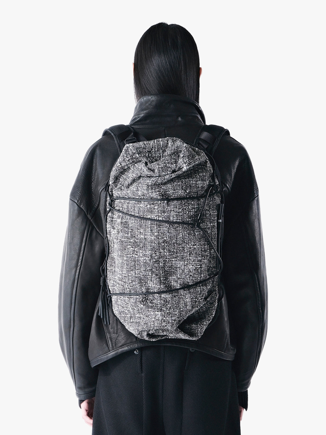 coteetciel Backpack Ladon Tweed Black & Cream côte&ciel EU 29273