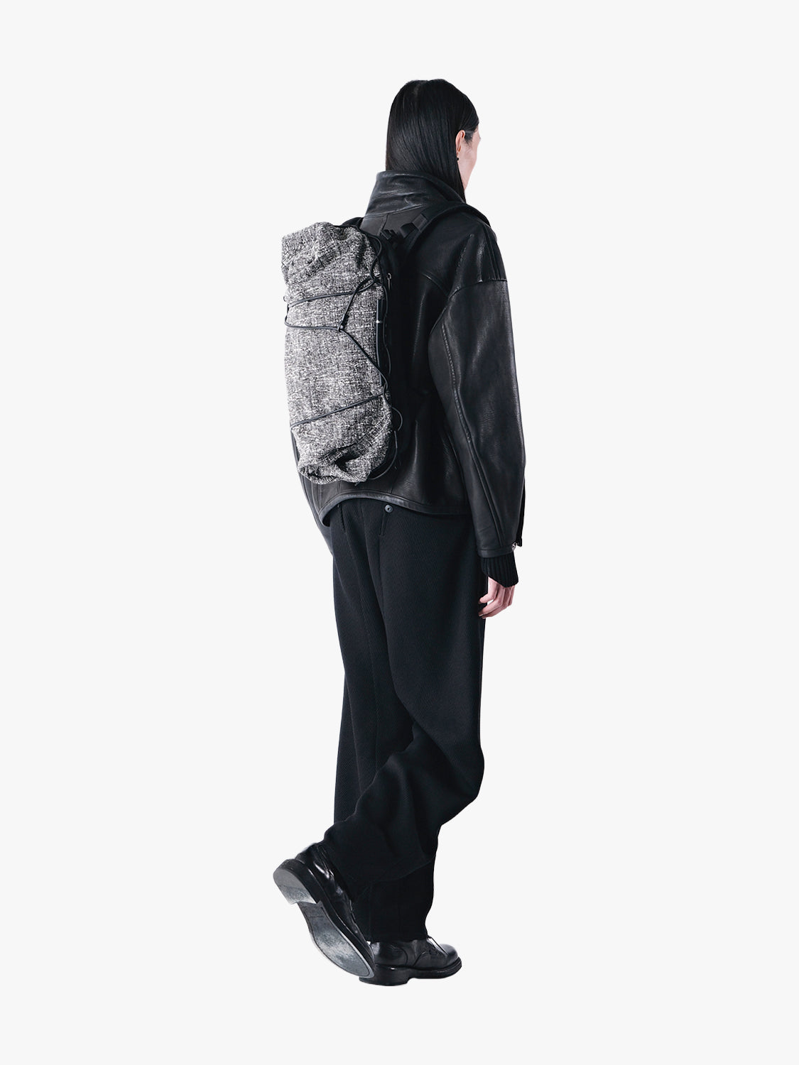 coteetciel Backpack Ladon Tweed Black & Cream côte&ciel EU 29273