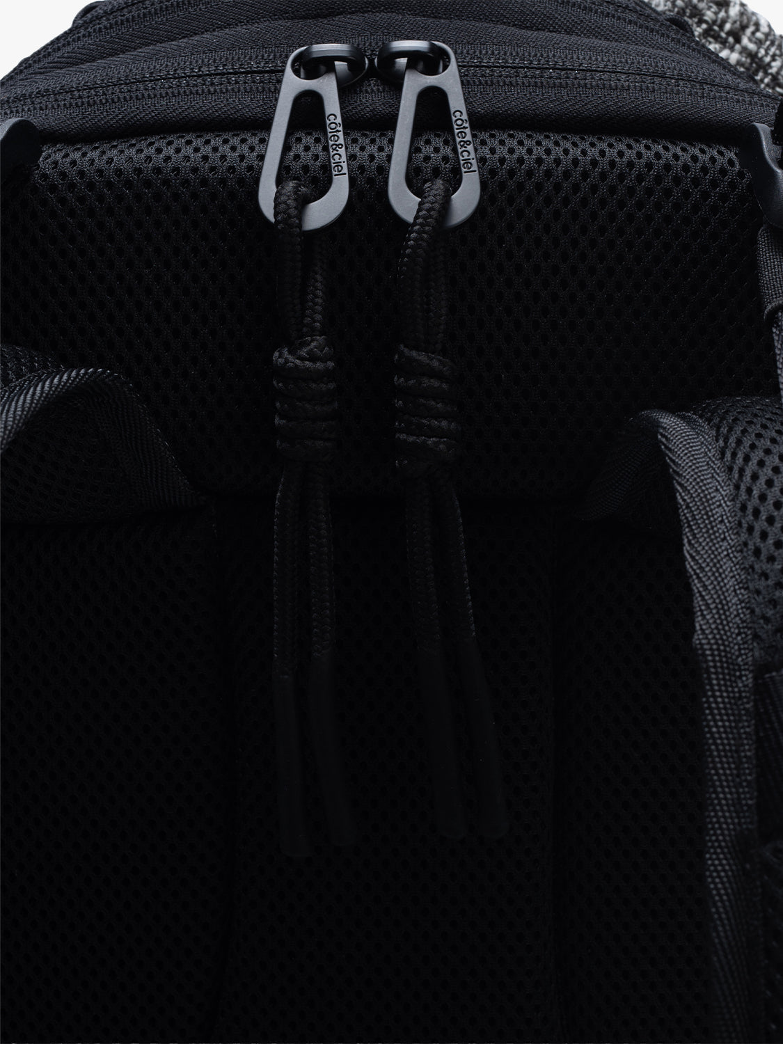 coteetciel Backpack Ladon Tweed Black & Cream côte&ciel EU 29273