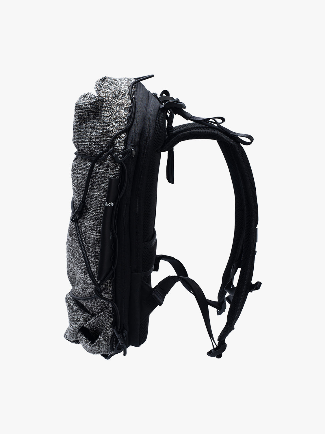 coteetciel Backpack Ladon Tweed Black & Cream côte&ciel EU 29273