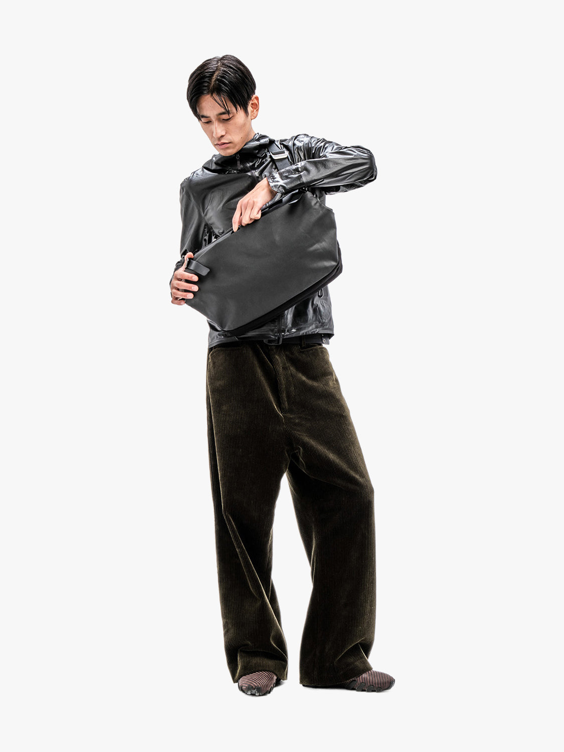 coteetciel Crossbody/Messenger Riss Coated Canvas Black côte&ciel EU 28913