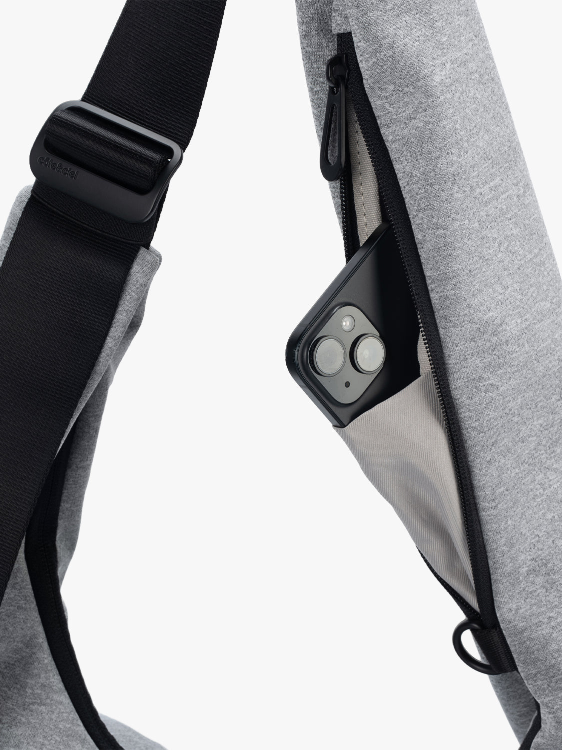 coteetciel Crossbody/Sling Bag Hyco S Woven Concrete Grey côte&ciel EU 29240