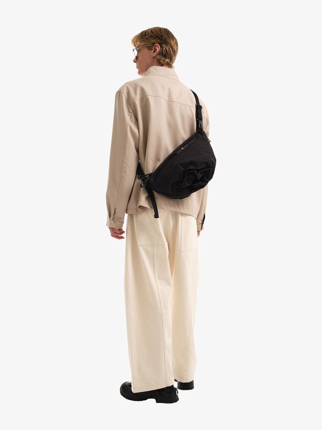 coteetciel Crossbody/Sling Bag Orne Smooth Black & Sage Green côte&ciel EU 29159