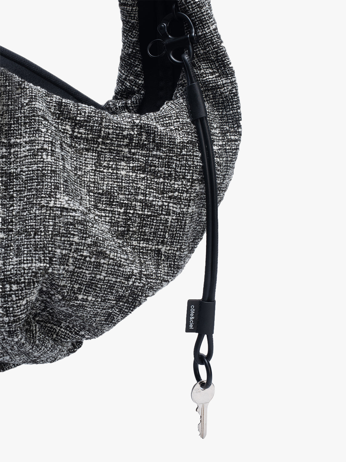coteetciel Crossbody/Sling Hyco S Tweed Black & Cream côte&ciel EU 29272