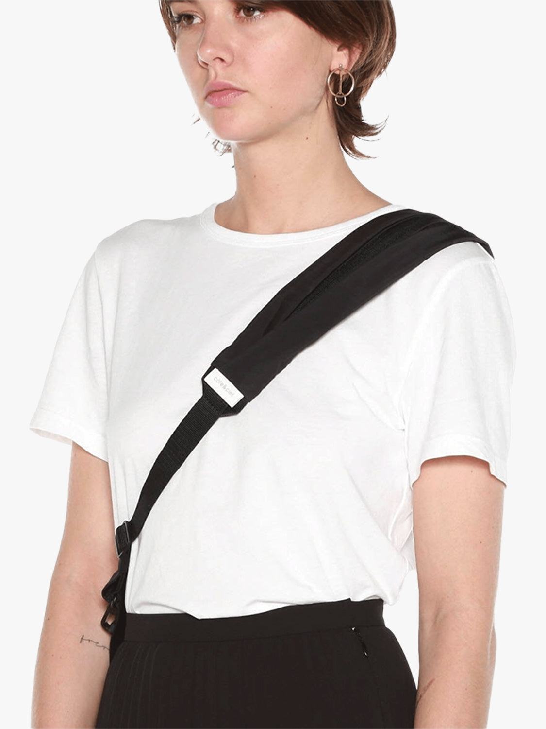 coteetciel Crossbody/Sling/Waist Bag Adda Smooth Black côte&ciel EU 28832