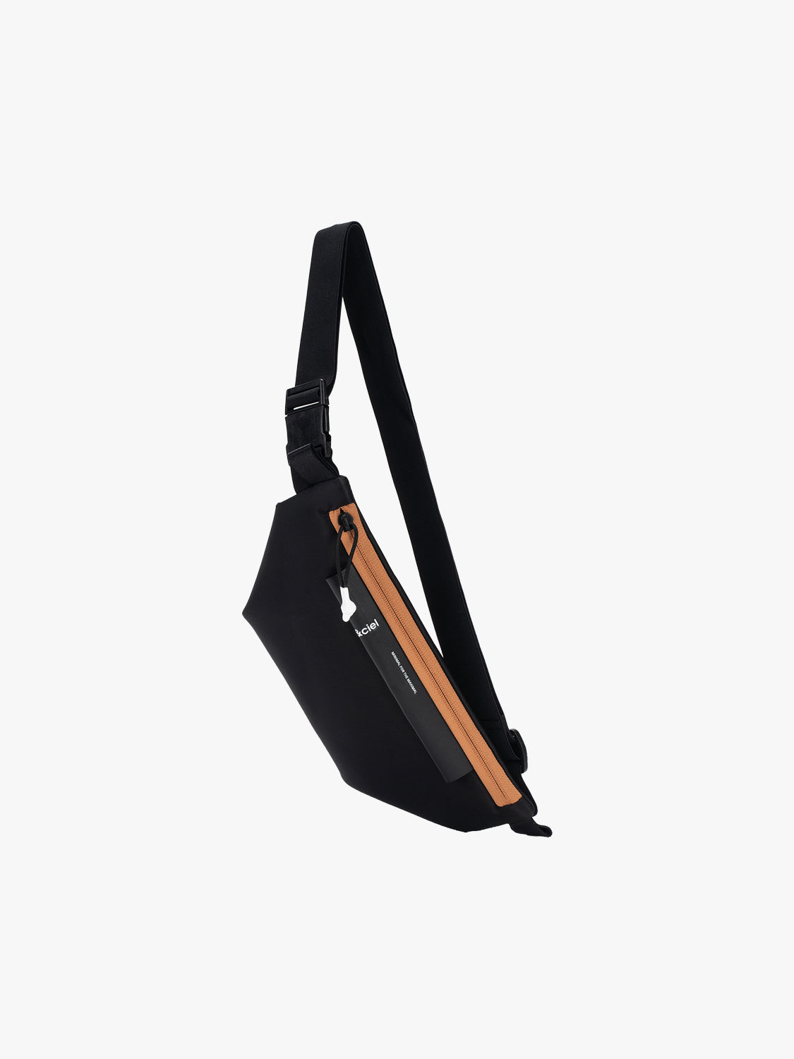 coteetciel Crossbody/Sling/Waist Bag Isarau XS Sleek Black Colour Accent côte&ciel EU 29172