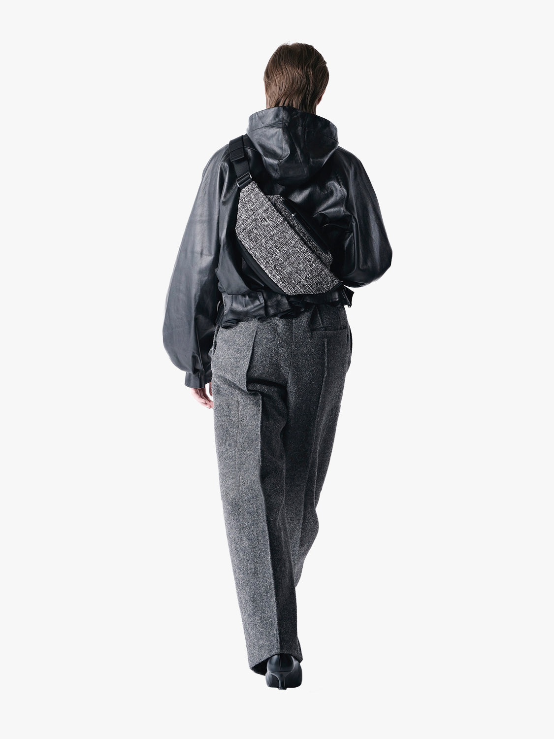 coteetciel Crossbody/Waist Isarau S Tweed Black & Cream côte&ciel EU 29274