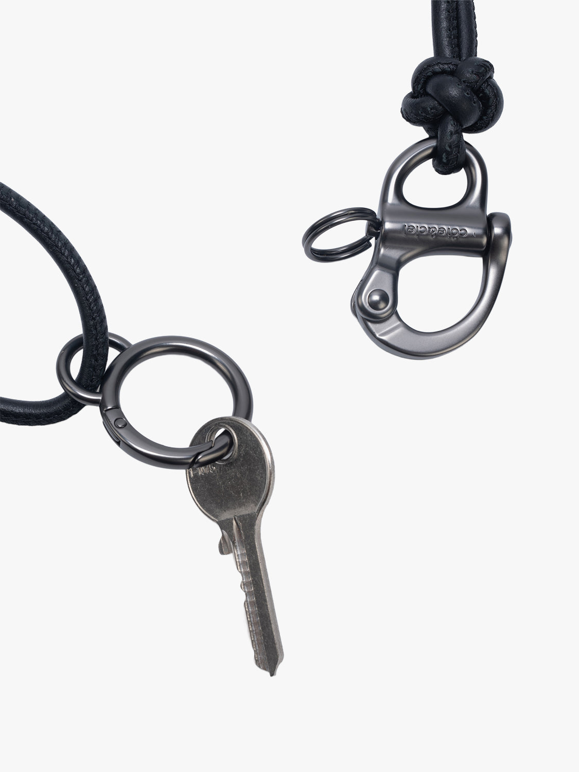 coteetciel Keychain LetGo Cord Knotted Alias Black côte&ciel EU 29283