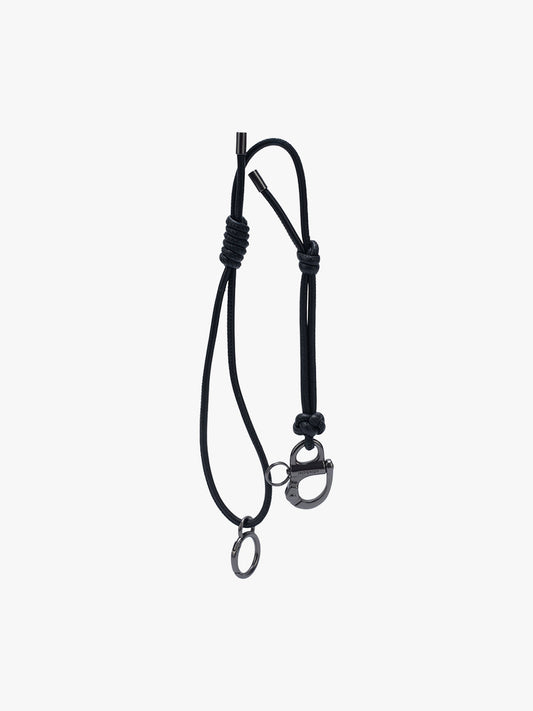 coteetciel Keychain LetGo Cord Knotted Alias Black côte&ciel EU 29283