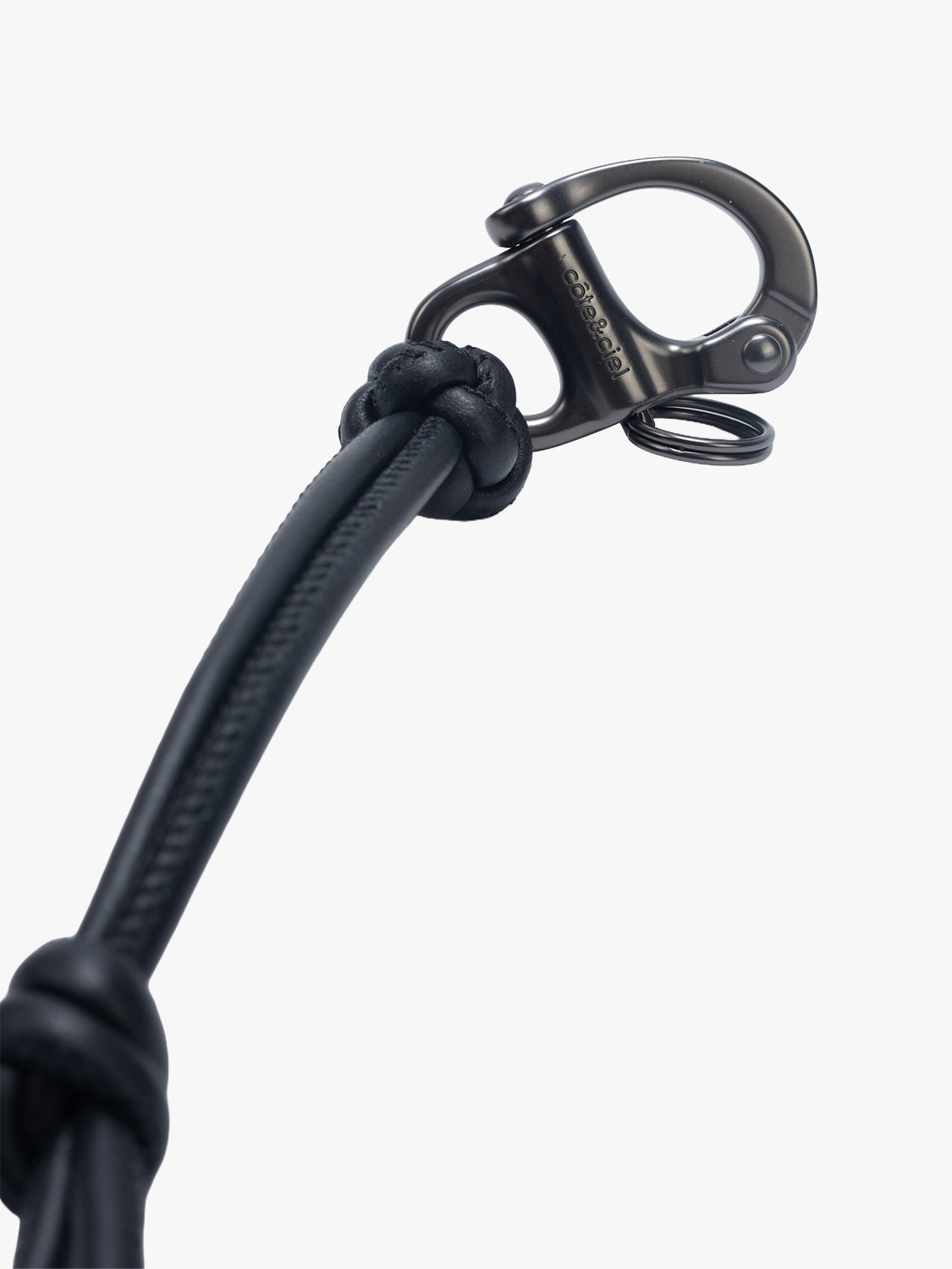 coteetciel Keychain LetGo Cord Knotted Alias Black côte&ciel EU 29283