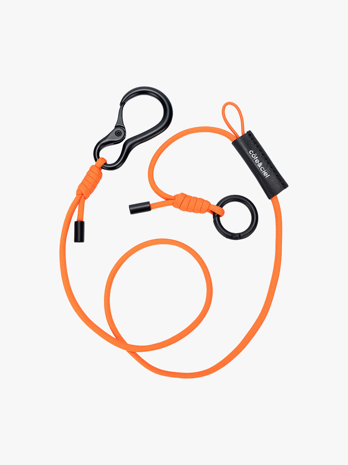 coteetciel Keychain LetGo Cord Orange/Black côte&ciel EU 29247