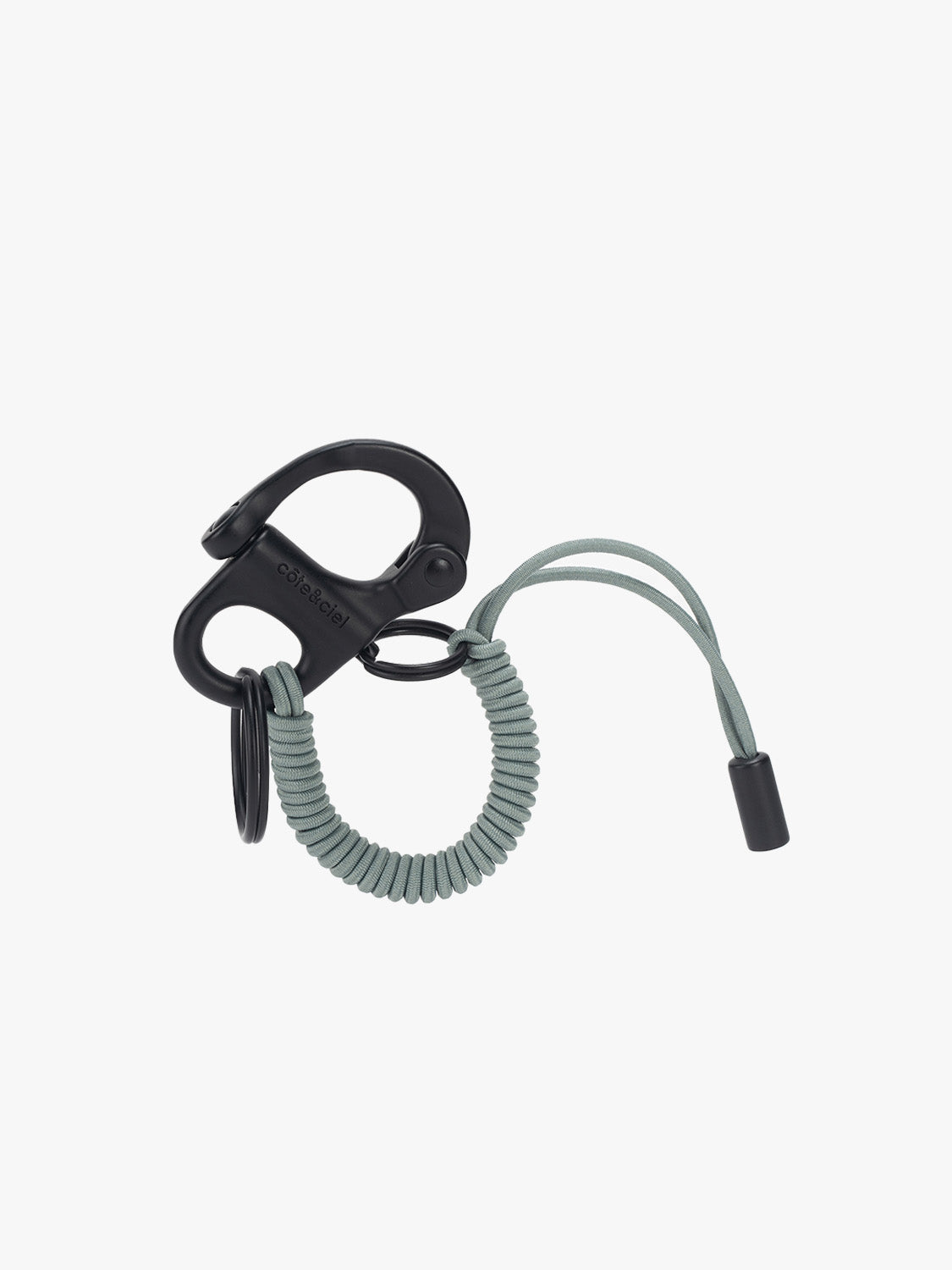 coteetciel Keychain LetGo Keychain Sage Green + Black côte&ciel EU 29174