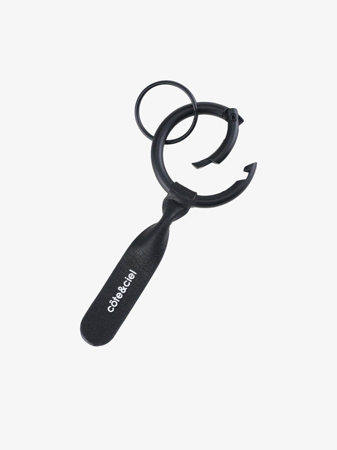 coteetciel Keychain RingO Keychain Leather Black côte&ciel EU 29065