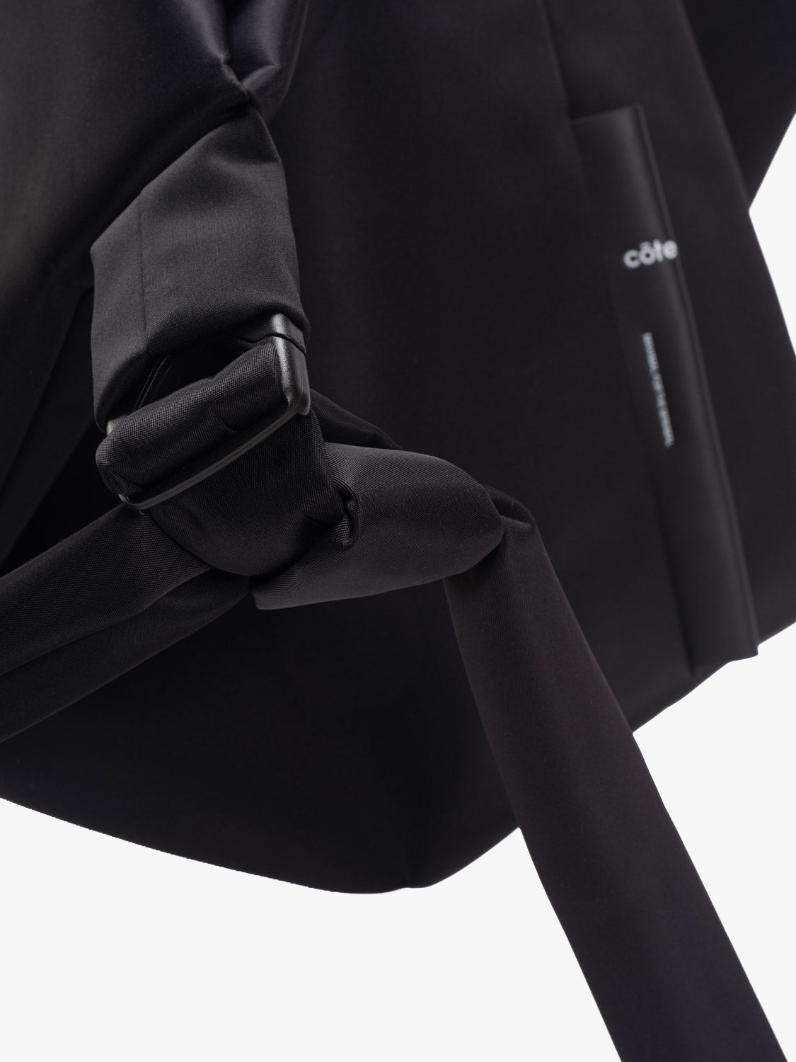 coteetciel Shoulder/Tote Amu Sleek Nylon Black Bag côte&ciel EU 29109