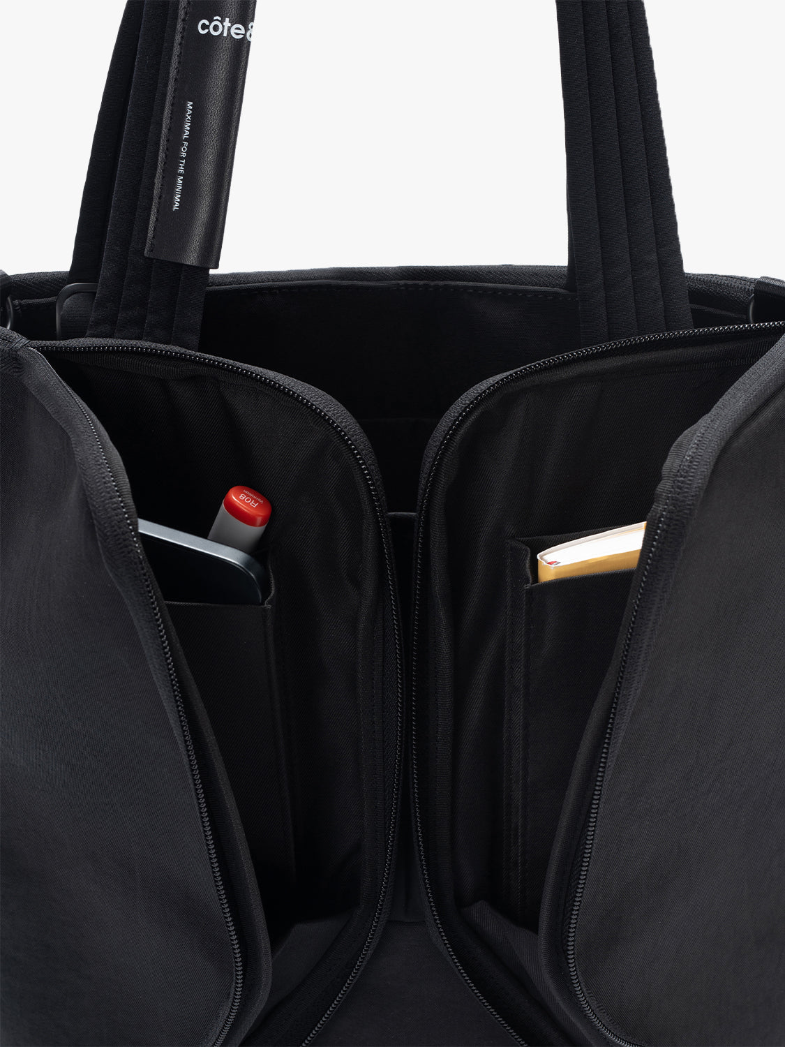 coteetciel Shoulder/Tote Tib Carbon Black côte&ciel EU 29199