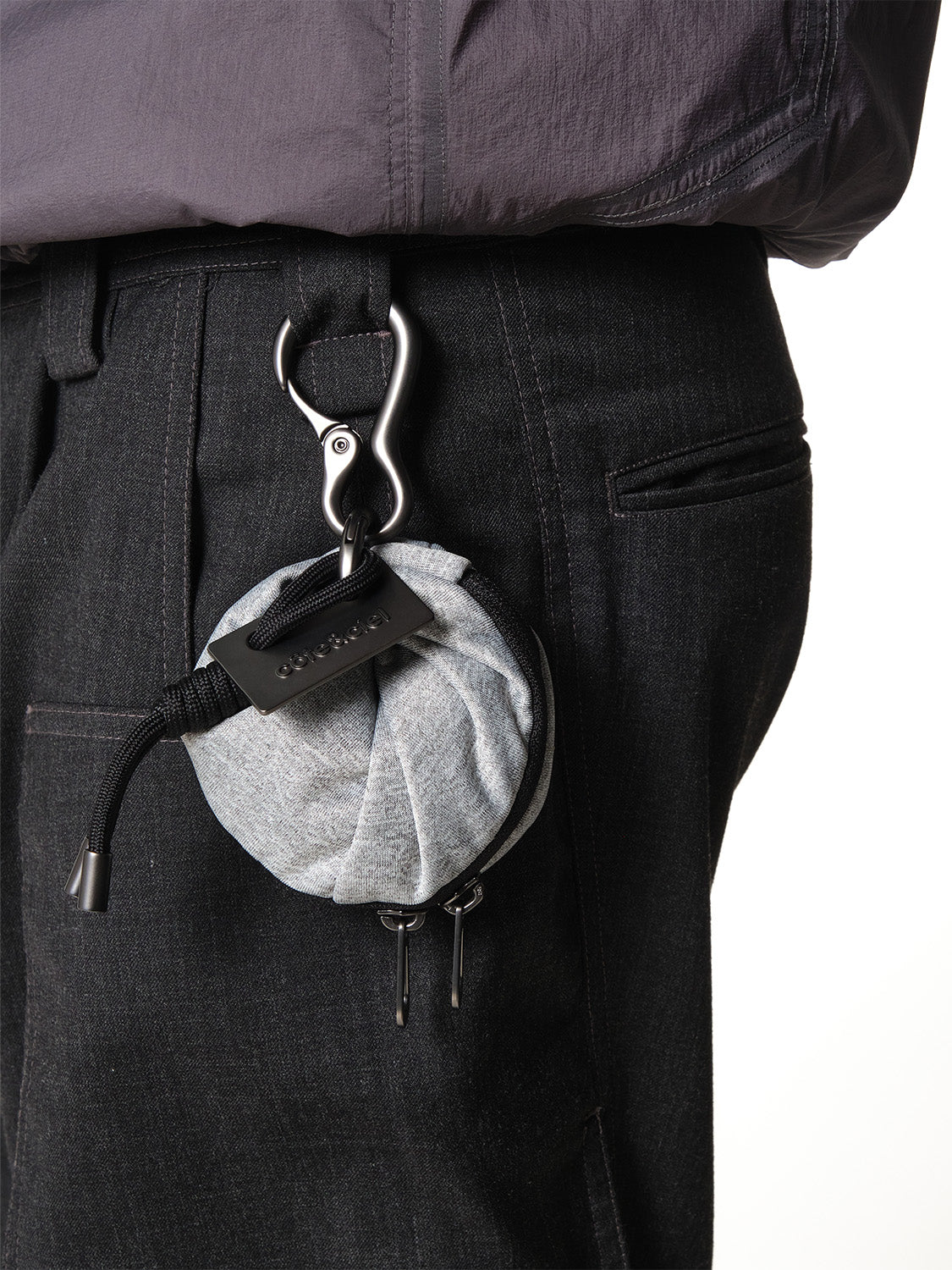 coteetciel Small/Pouch Aóos Nano Woven Concrete Grey côte&ciel EU 29246